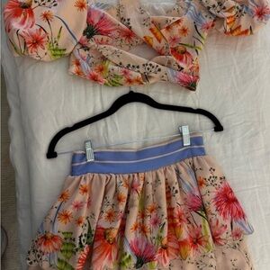 Agua Bendita Floral Skirt - Multicolor